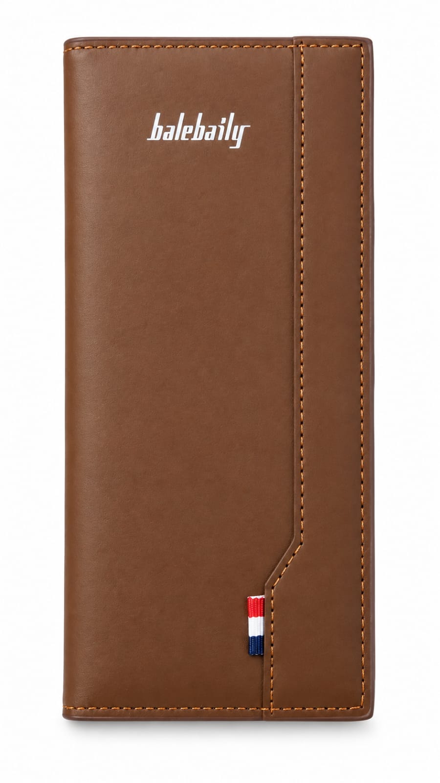 Men’s Premium Long Trifold  Leather Wallet | Black & Brown