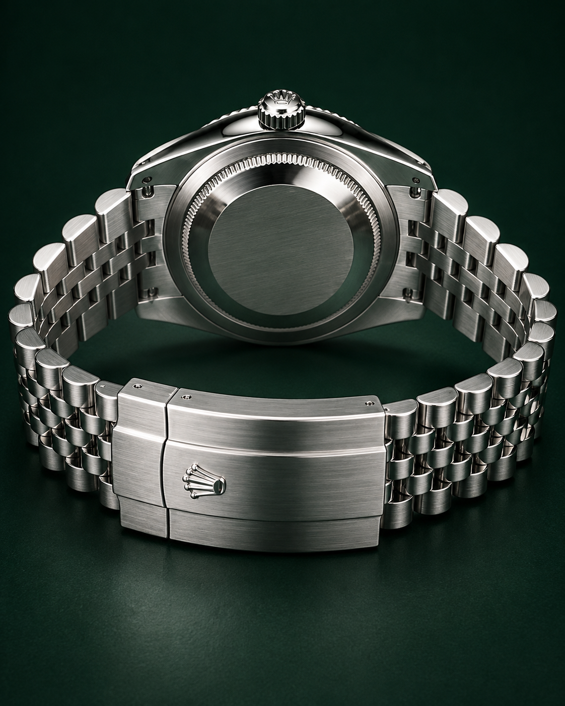 Luxury  Green Automatic Watch – Stainless Steel Jubilee Bracelet