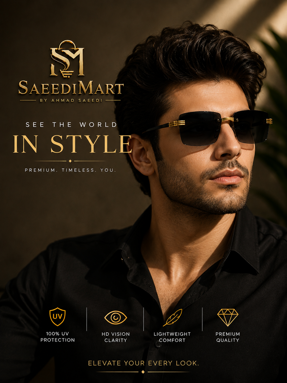 Premium Rimless Sunglasses