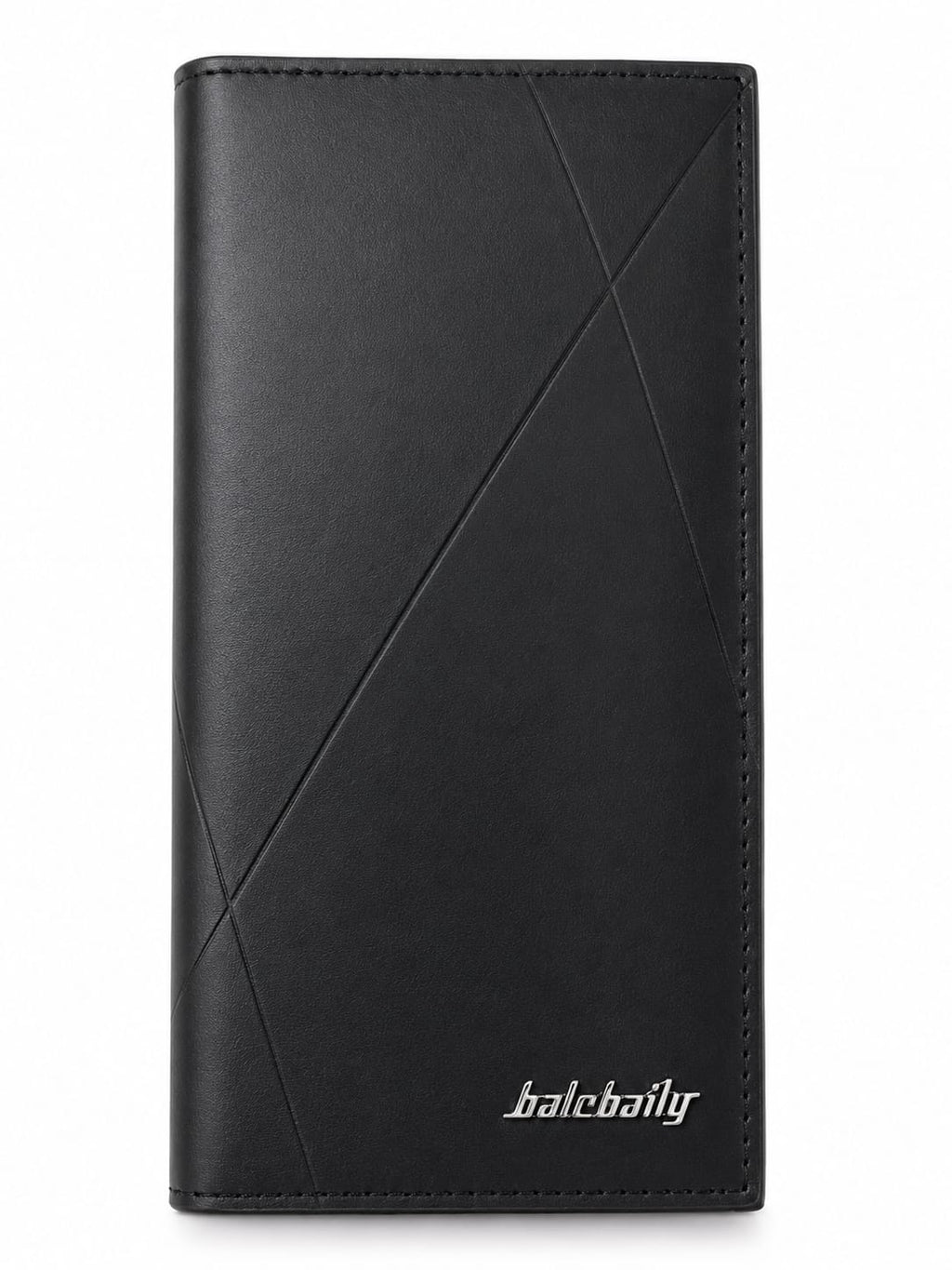 Men’s Premium Long Trifold  Leather Wallet | Black & Brown