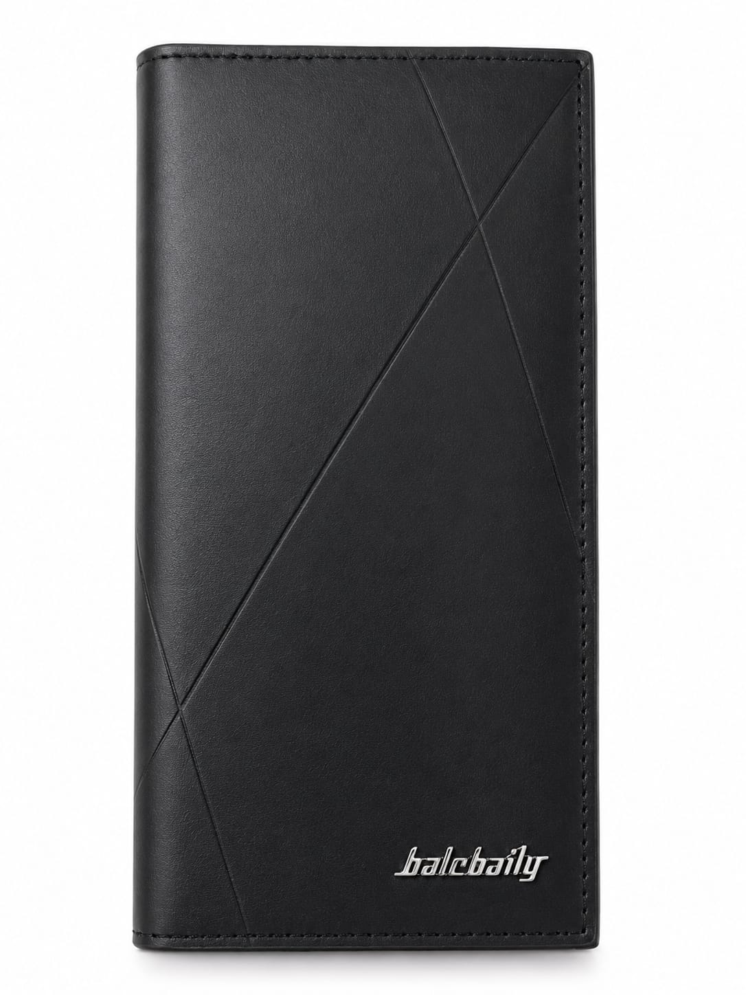 Men’s Premium Long Trifold  Leather Wallet | Black & Brown