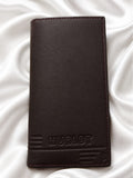 Premium Dark Brown Leather Wallet – Slim Bifold Card Holder