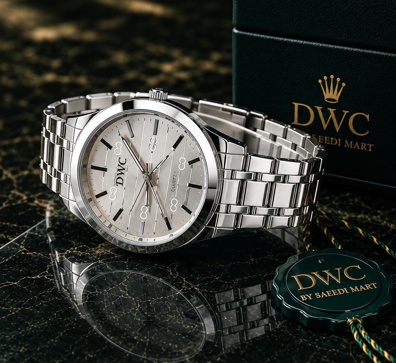 DWC Classic Silver Watch